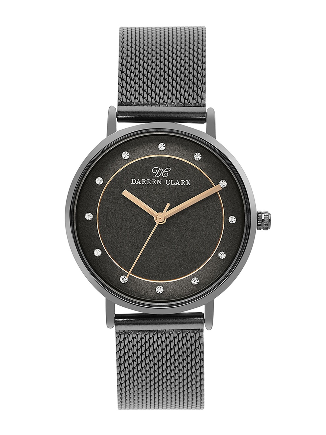 

DARREN CLARK Women Bracelet Style Straps Analogue Watch 2005F-E0404, Black
