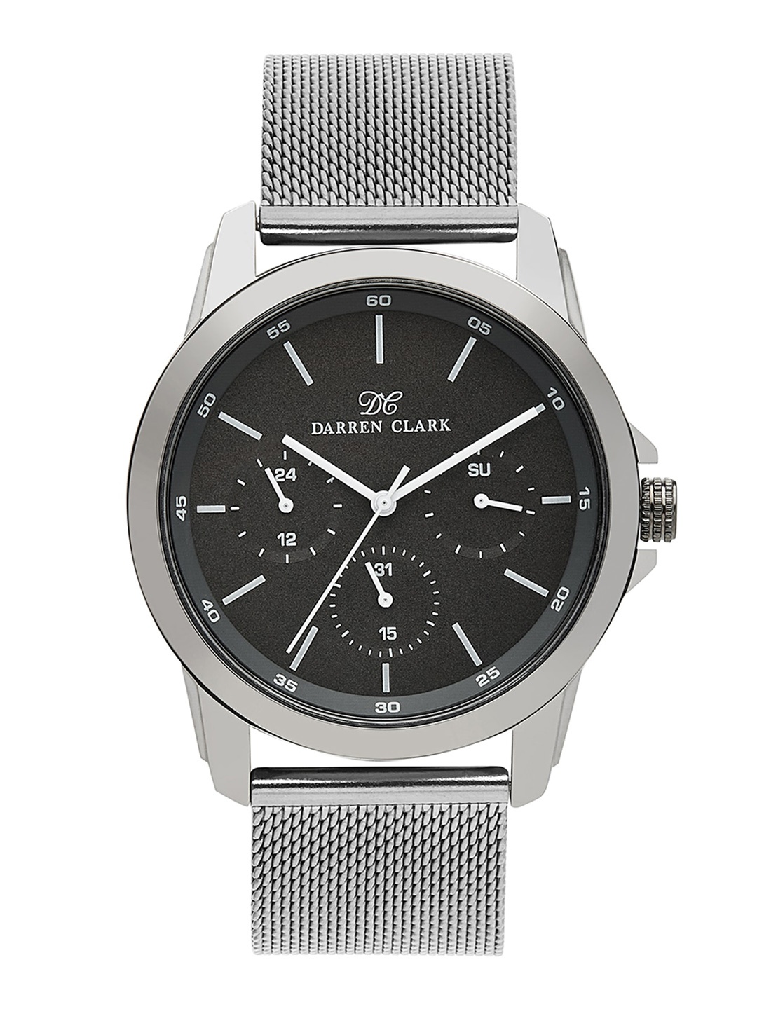 

DARREN CLARK Men Bracelet Style Straps Analogue Watch 1007J-E0816, Black