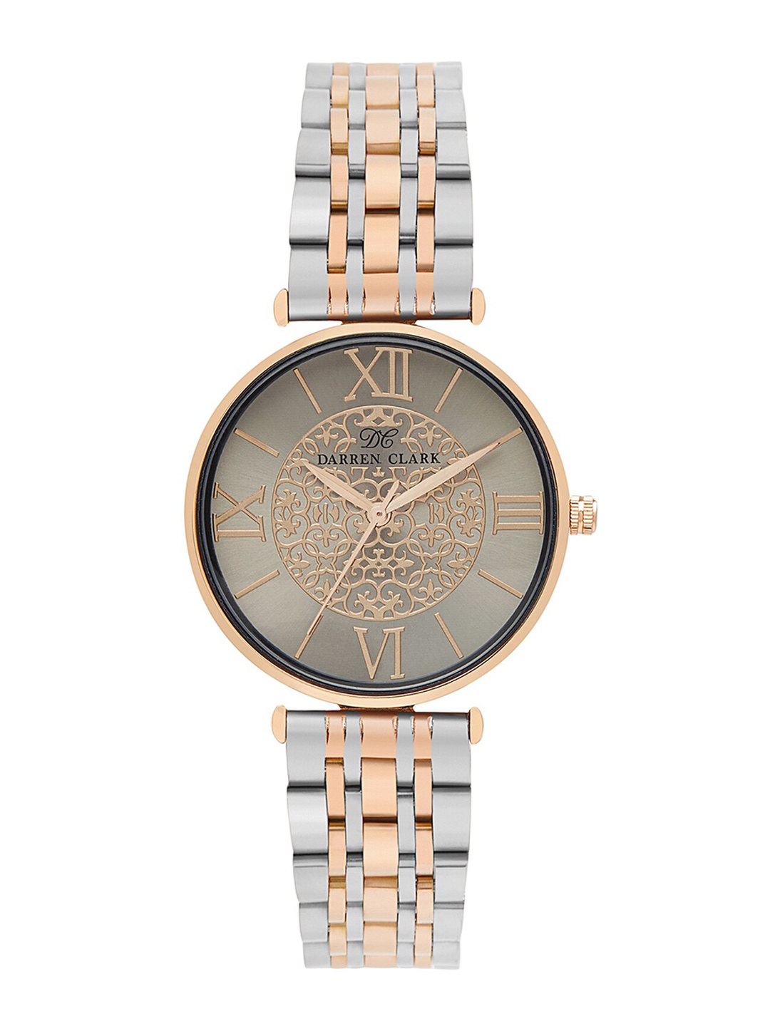 

DARREN CLARK Women Bracelet Style Straps Analogue Automatic Motion Watch 2002E-M0315, Grey