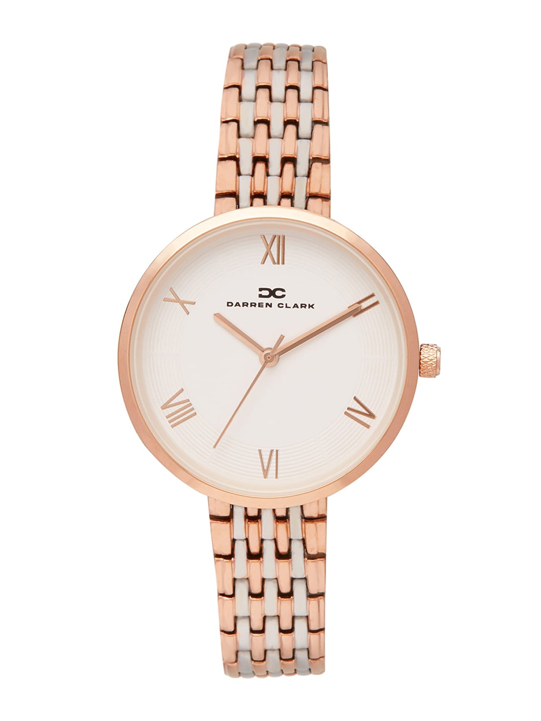 

DARREN CLARK Women Bracelet Style Straps Analogue Automatic Motion Watch 2004N-C0302, White