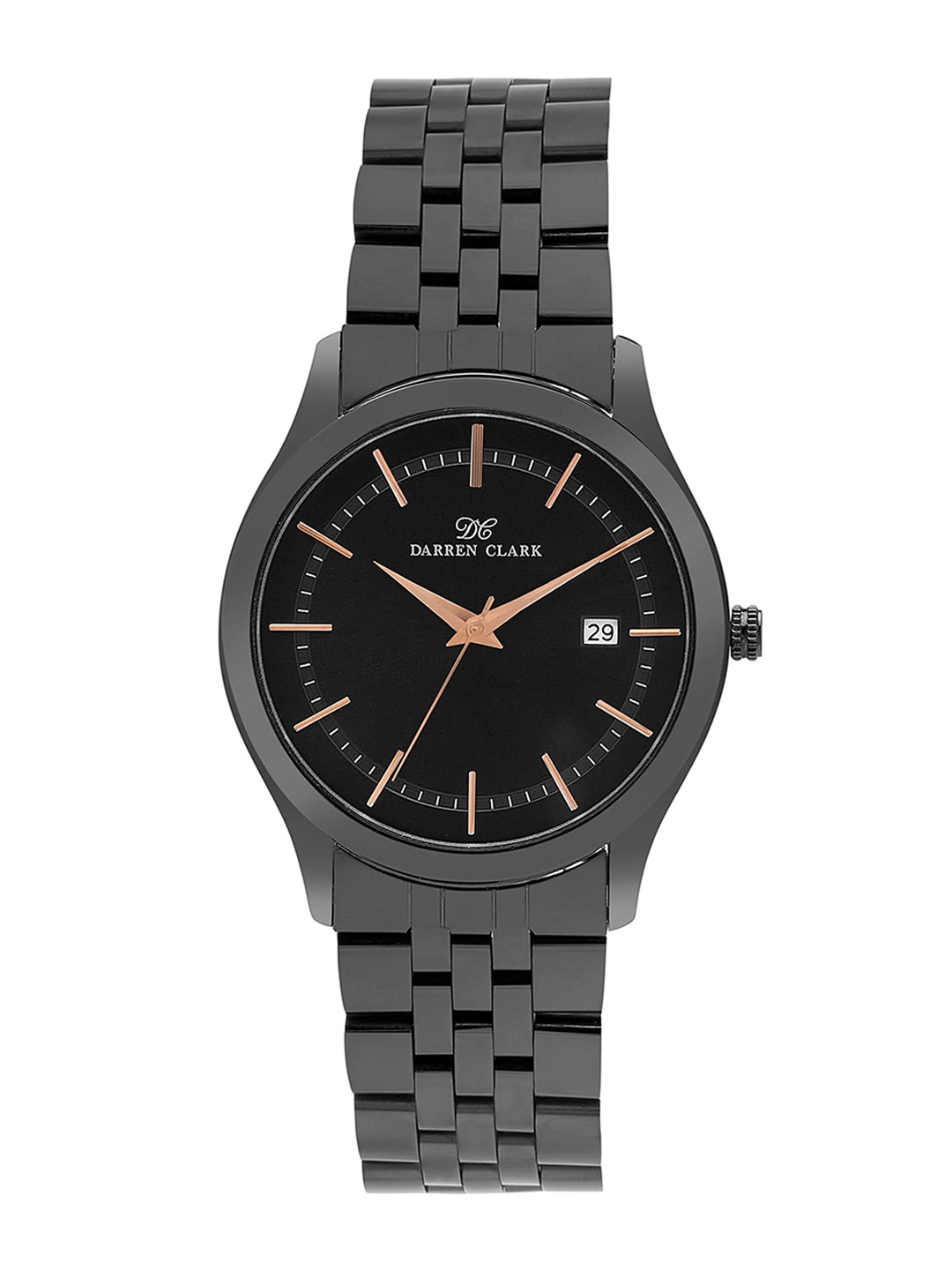

DARREN CLARK Men Bracelet Style Straps Analogue 1003F-M0404, Black