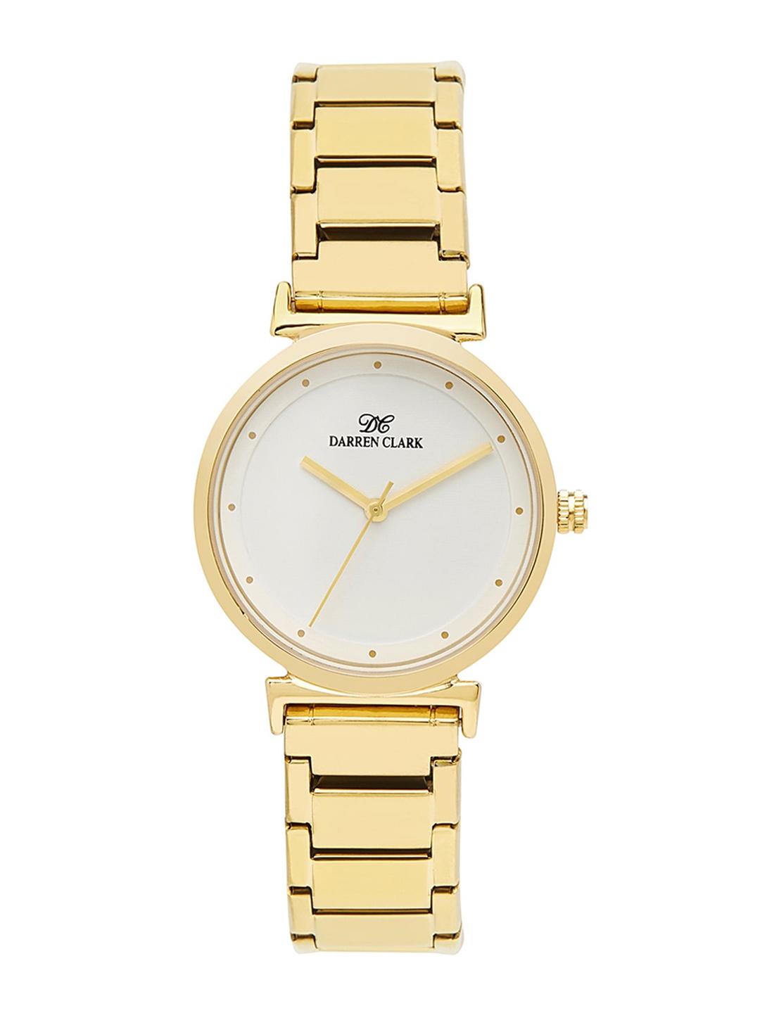 

DARREN CLARK Women Bracelet Style Straps Analogue Watch 2001B-M0202, White