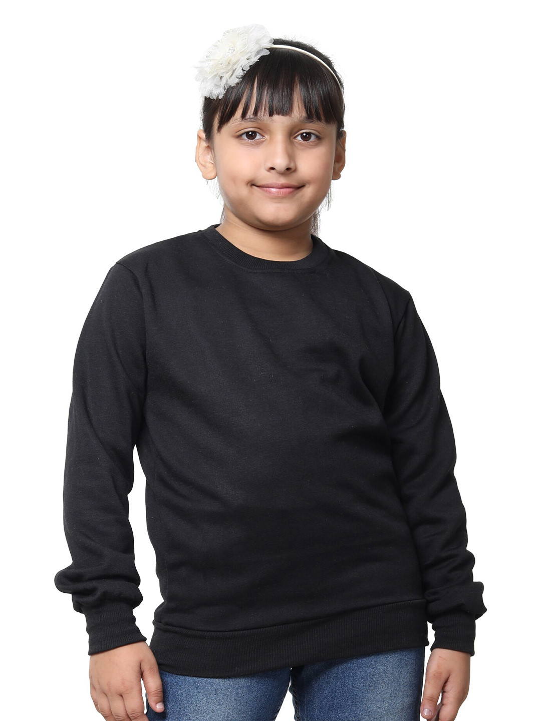 

BAESD Girls Fleece Pullover Sweatshirt, Black