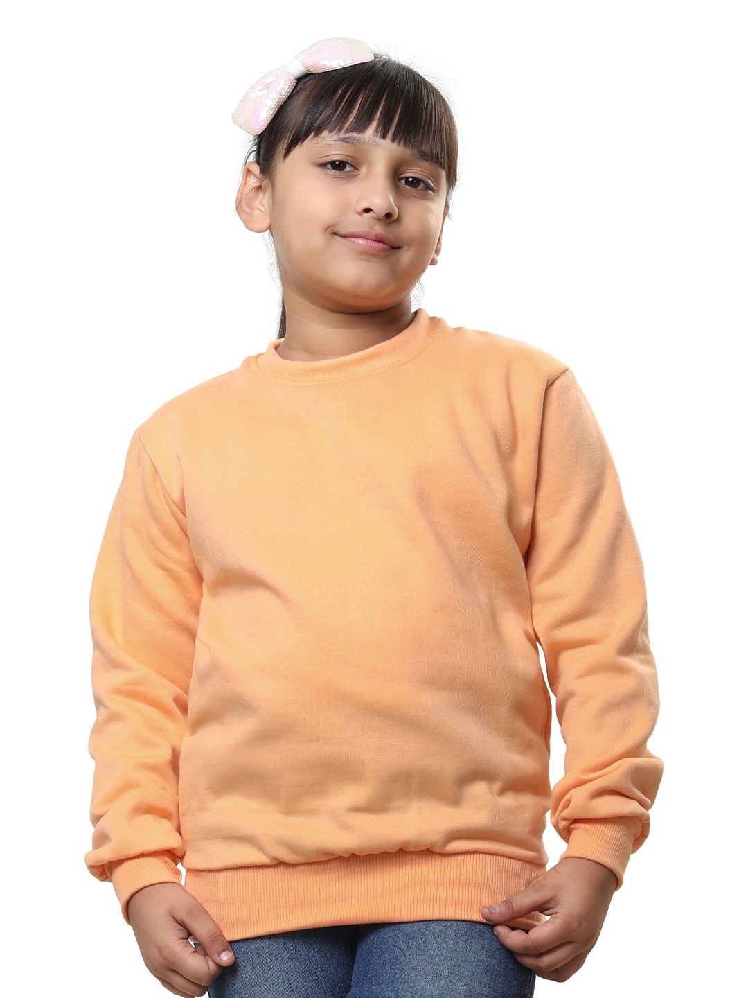 

BAESD Girls Fleece Pullover Sweatshirt, Peach