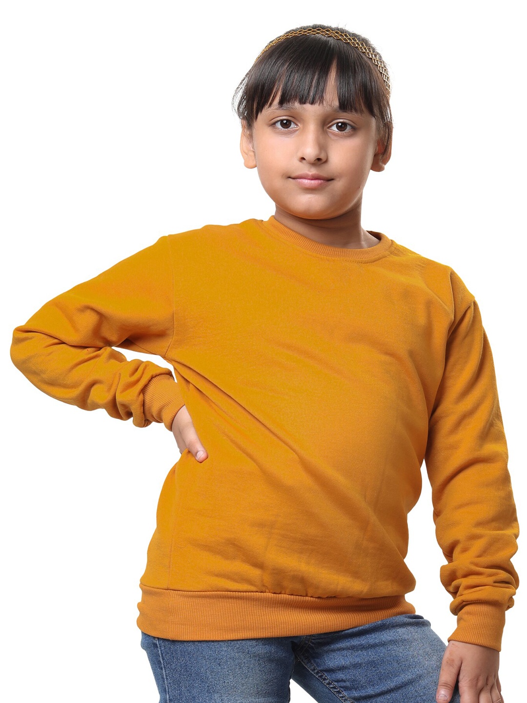 

BAESD Girls Fleece Pullover Sweatshirt, Yellow