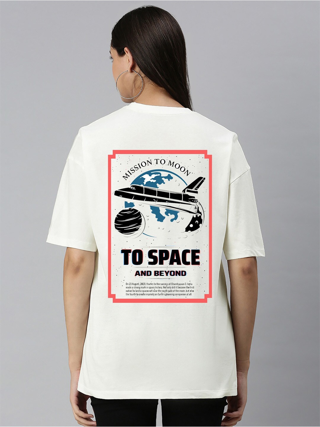 

Harvard Typography Printed Cotton T-Shirt, Off white