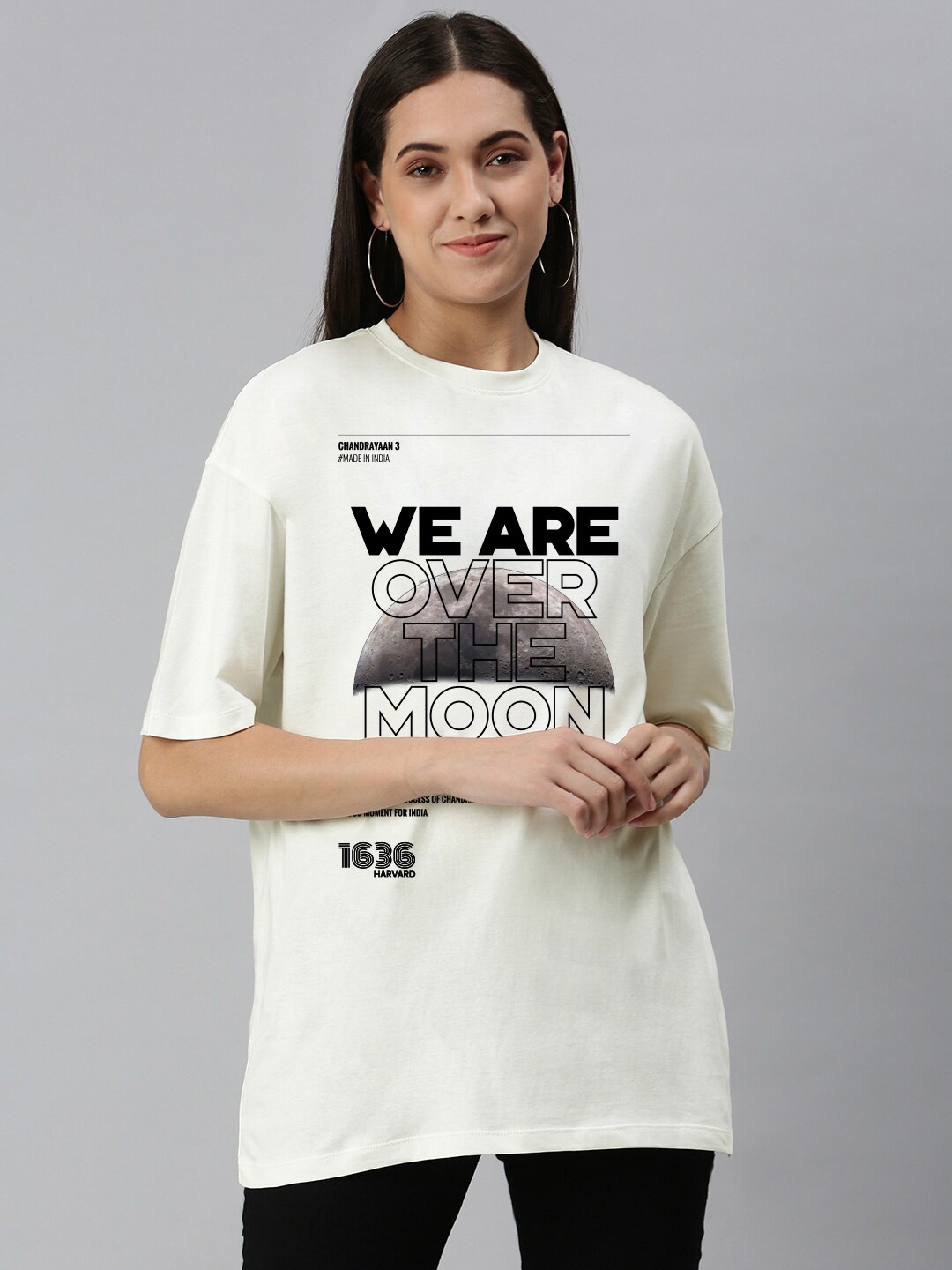 

Harvard Typography Printed T-shirt, Off white