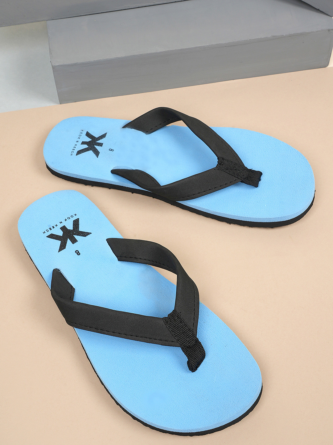 

Kook N Keech Men Printed Thong Flip-Flops, Blue