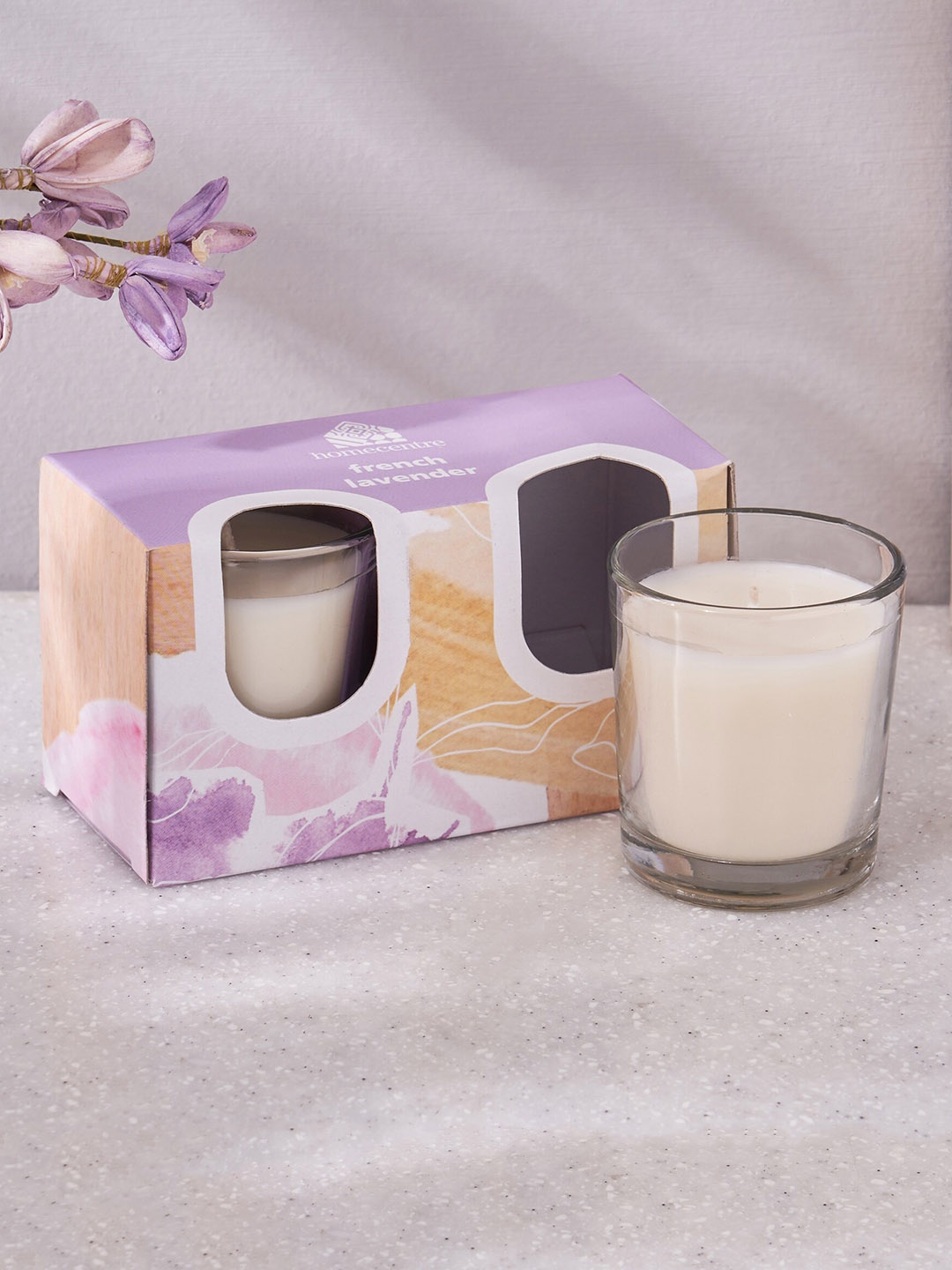 

Home Centre Corsica Purple 2 Pieces French Lavender Scented Votive Candles