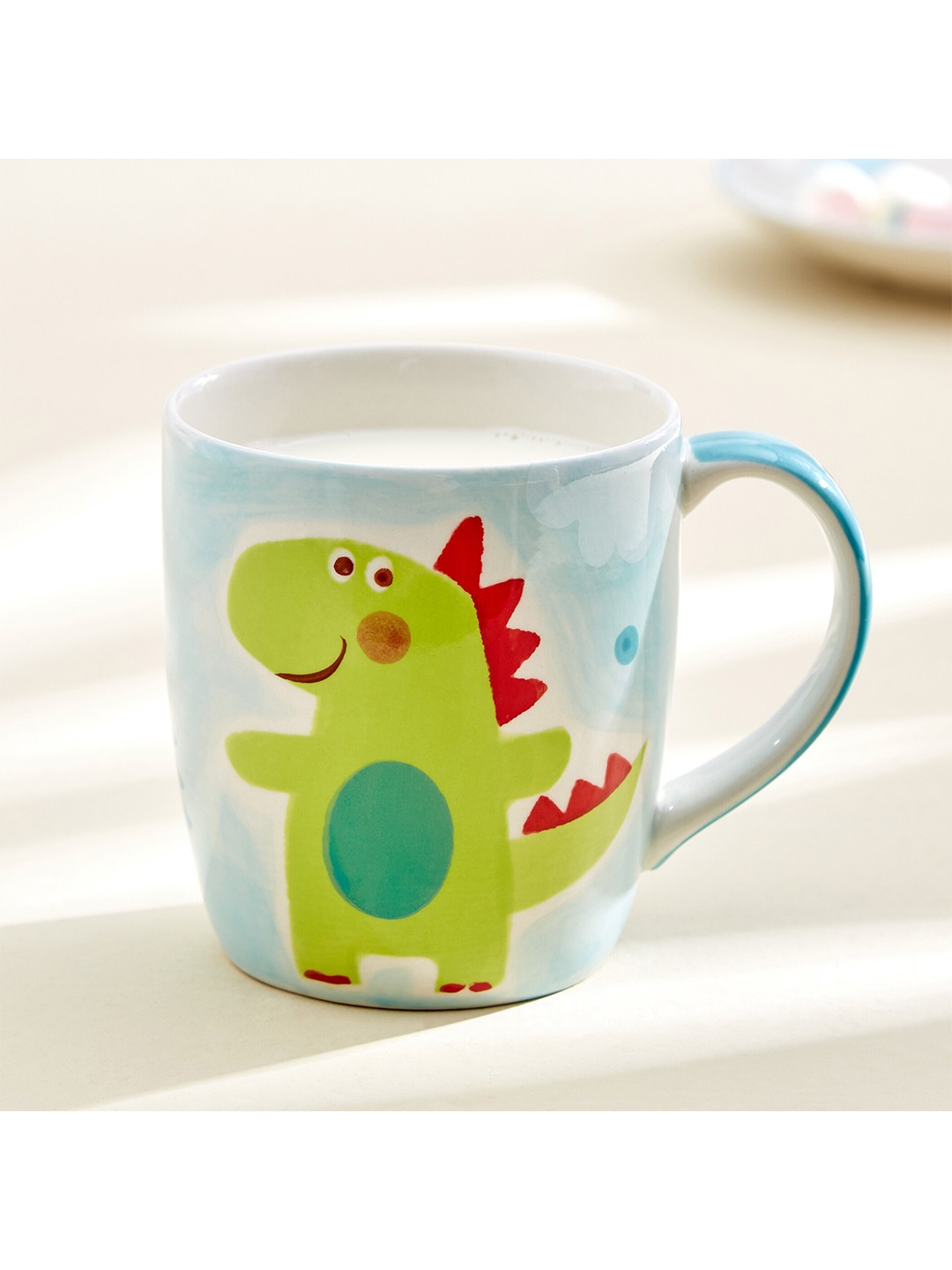 

Home Centre Blue & Green Printed Stoneware Matte Mug 300 ml