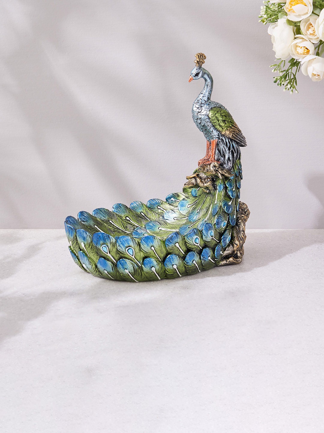 

Home Centre Blue Textured Decorative Bowls