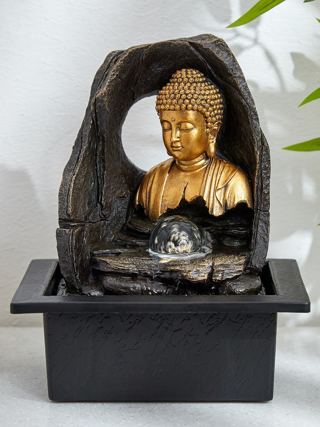 

Home Centre Corsica Carnival Brown Polyresin Buddha Fountains