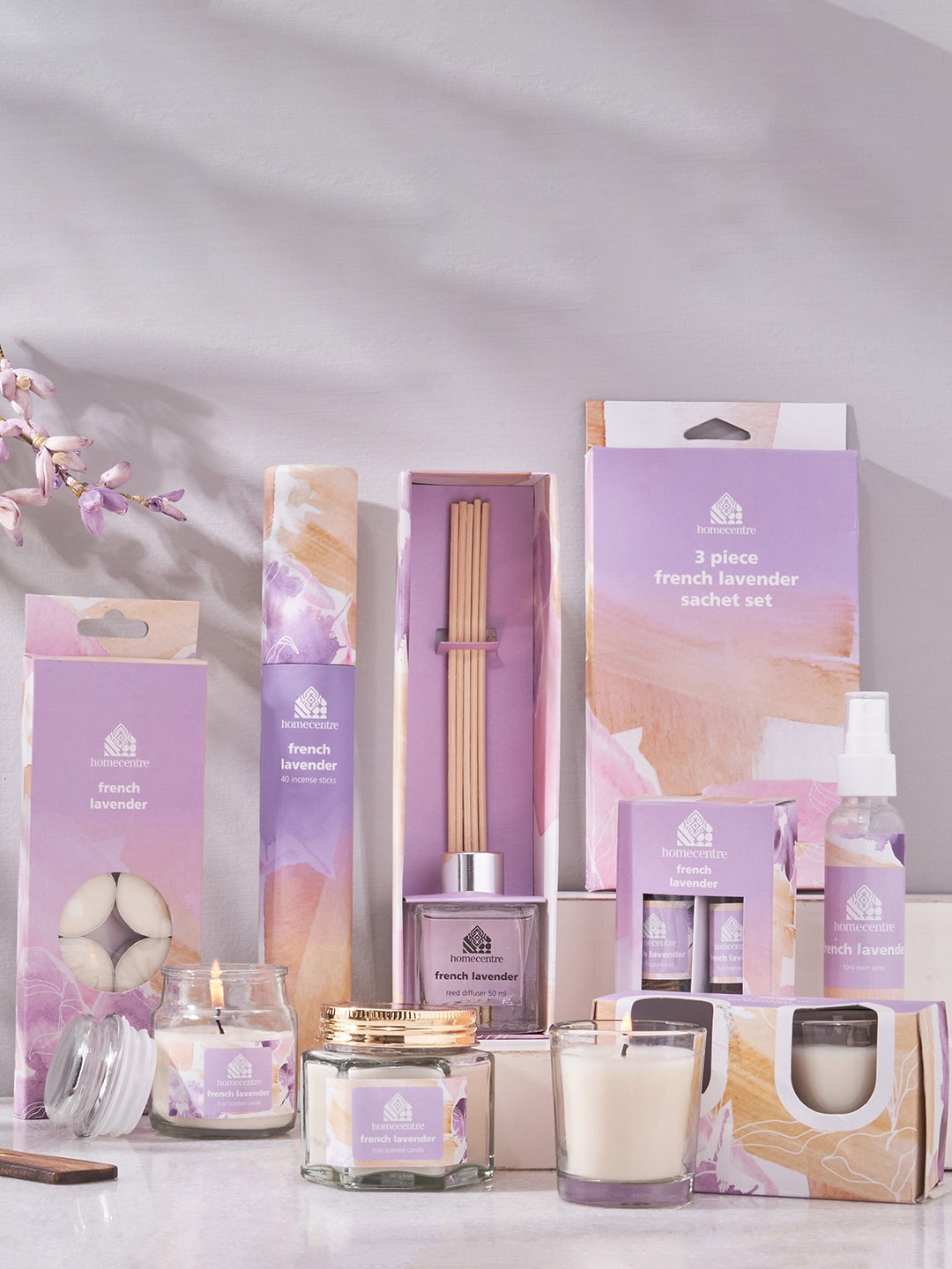 

Home Centre Corsica French Lavender Room Spray 50 ml, Purple