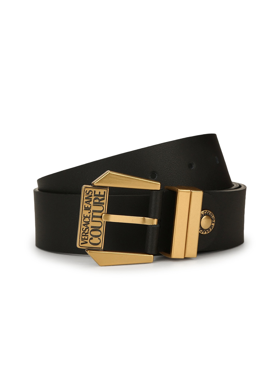 

Versace Jeans Couture Women Leather Belt, Black