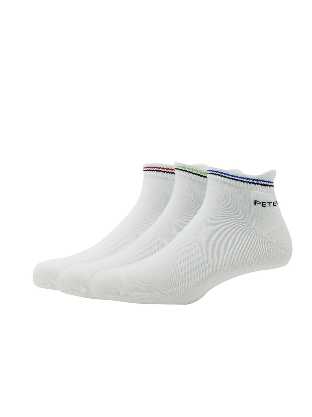 

Peter England Pack Of 3 Ankle-Length Socks, White