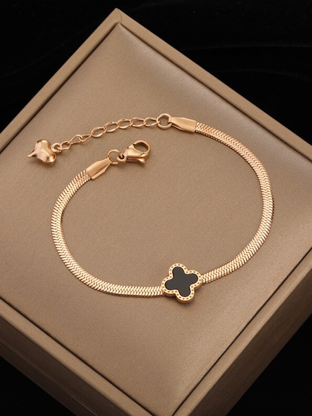 

MYKI Rose Gold-Plated Charm Bracelet