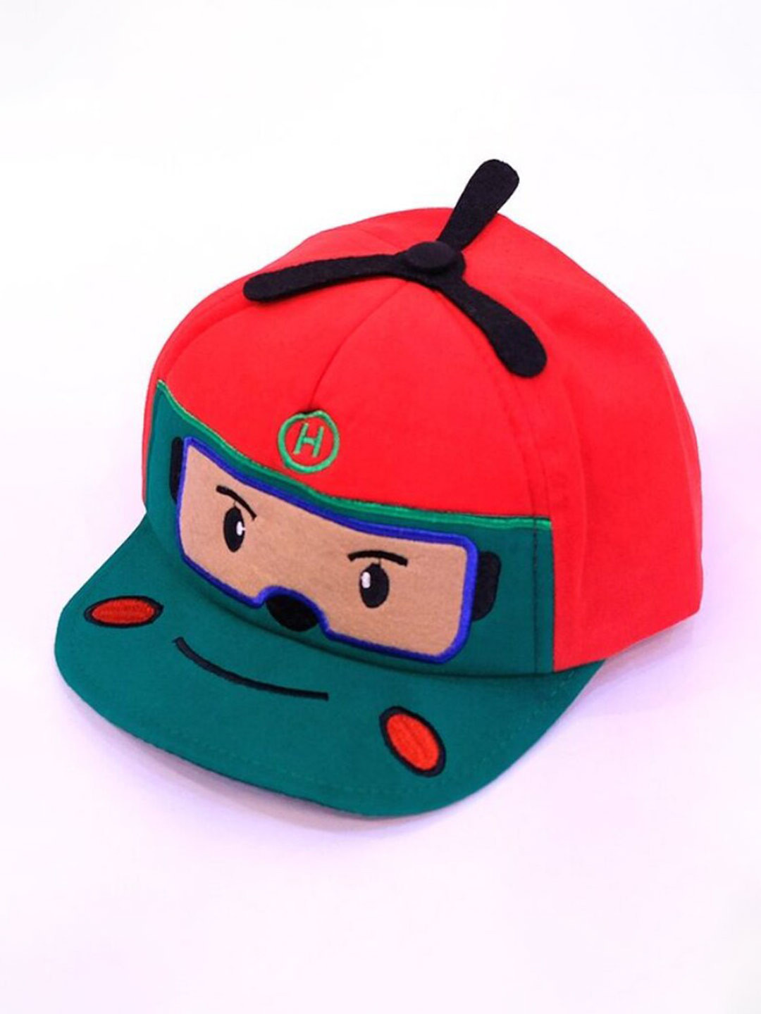 

TIPY TIPY TAP Kids Embroidered Cotton Baseball Cap, Red