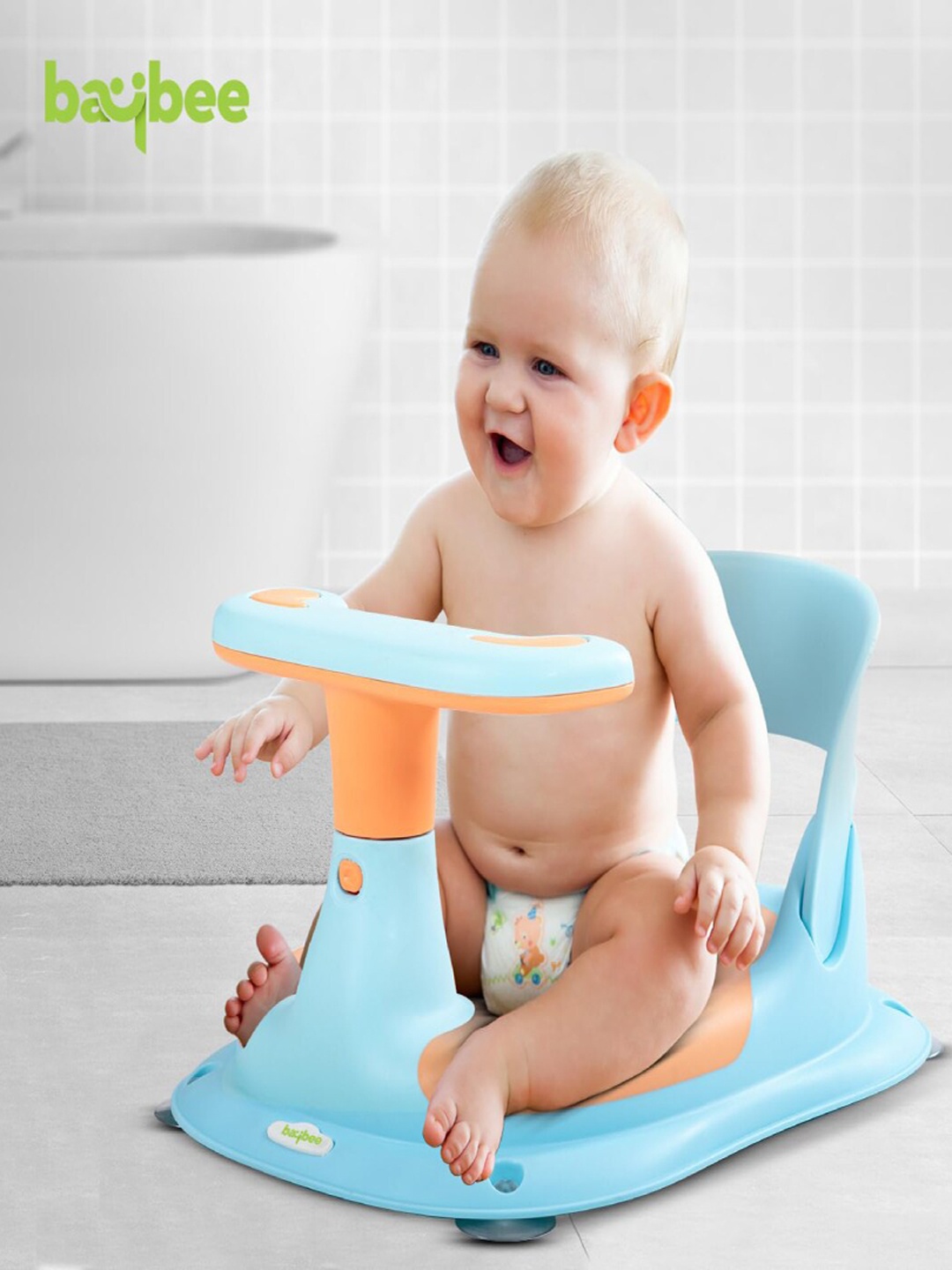 

BAYBEE Blue Newborn Slash Bath Seat