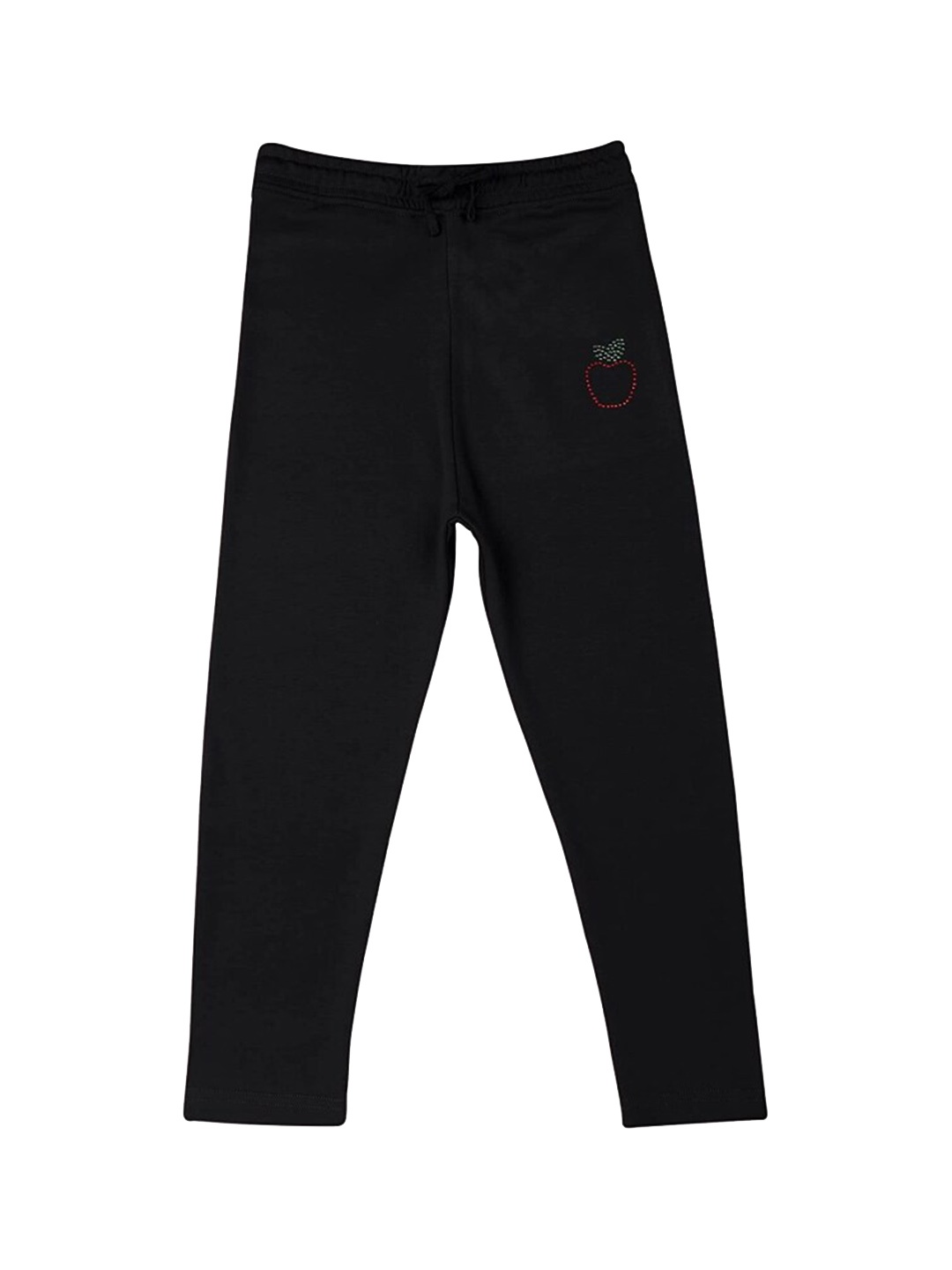 

Bodycare Kids Girls Cotton Track Pants, Black