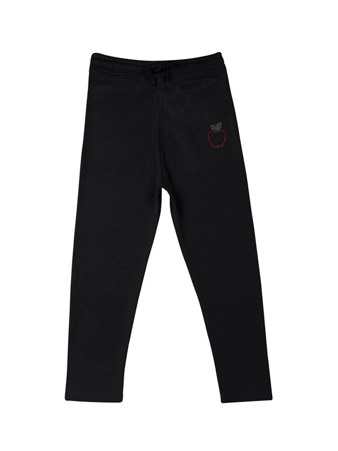 

Bodycare Kids Girls Cotton Track Pants, Black