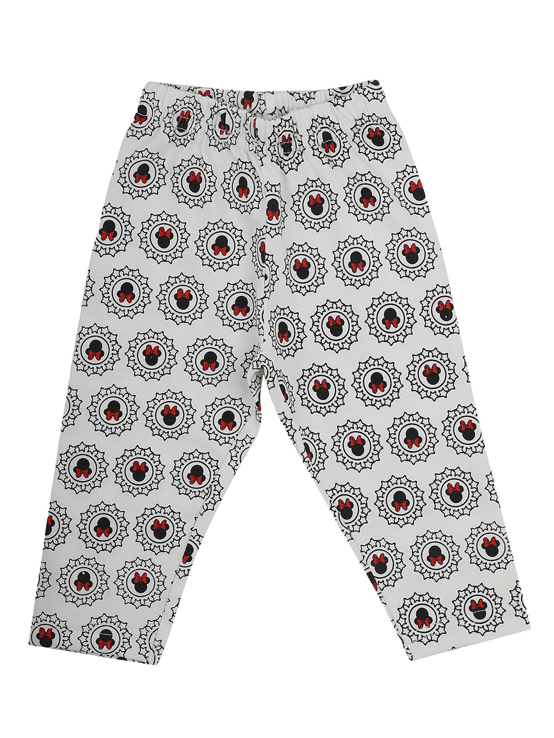 

Bodycare Kids Infants Girls Minnie & Friends Printed Cotton Track Pants, Off white