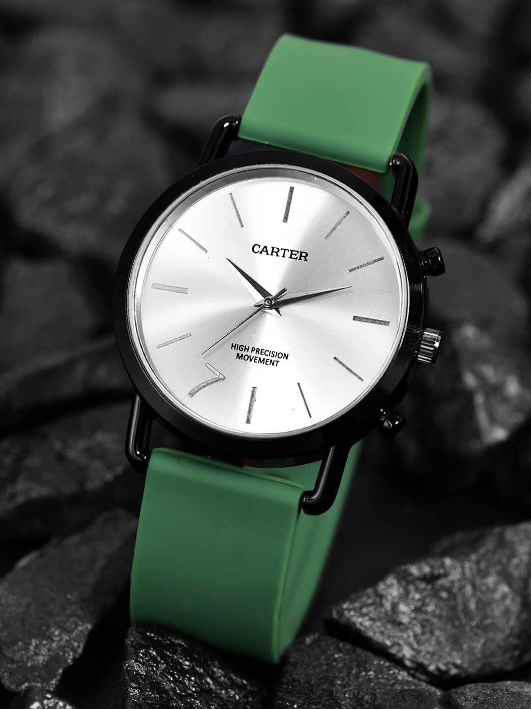 

Sandy D Carter Men Printed Dial & Leather Straps Analogue Watch Sandy D Carter-88-GR, Green