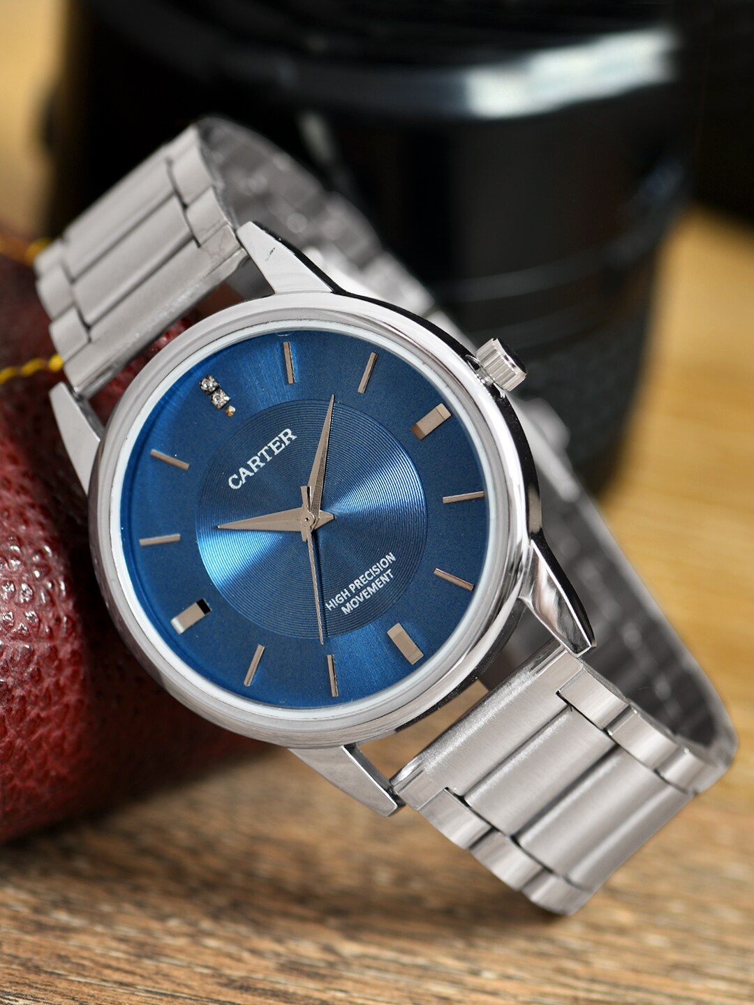 

Sandy D Carter Men Bracelet Style Straps Analogue Watch Sandy D Carter-103-BL, Blue