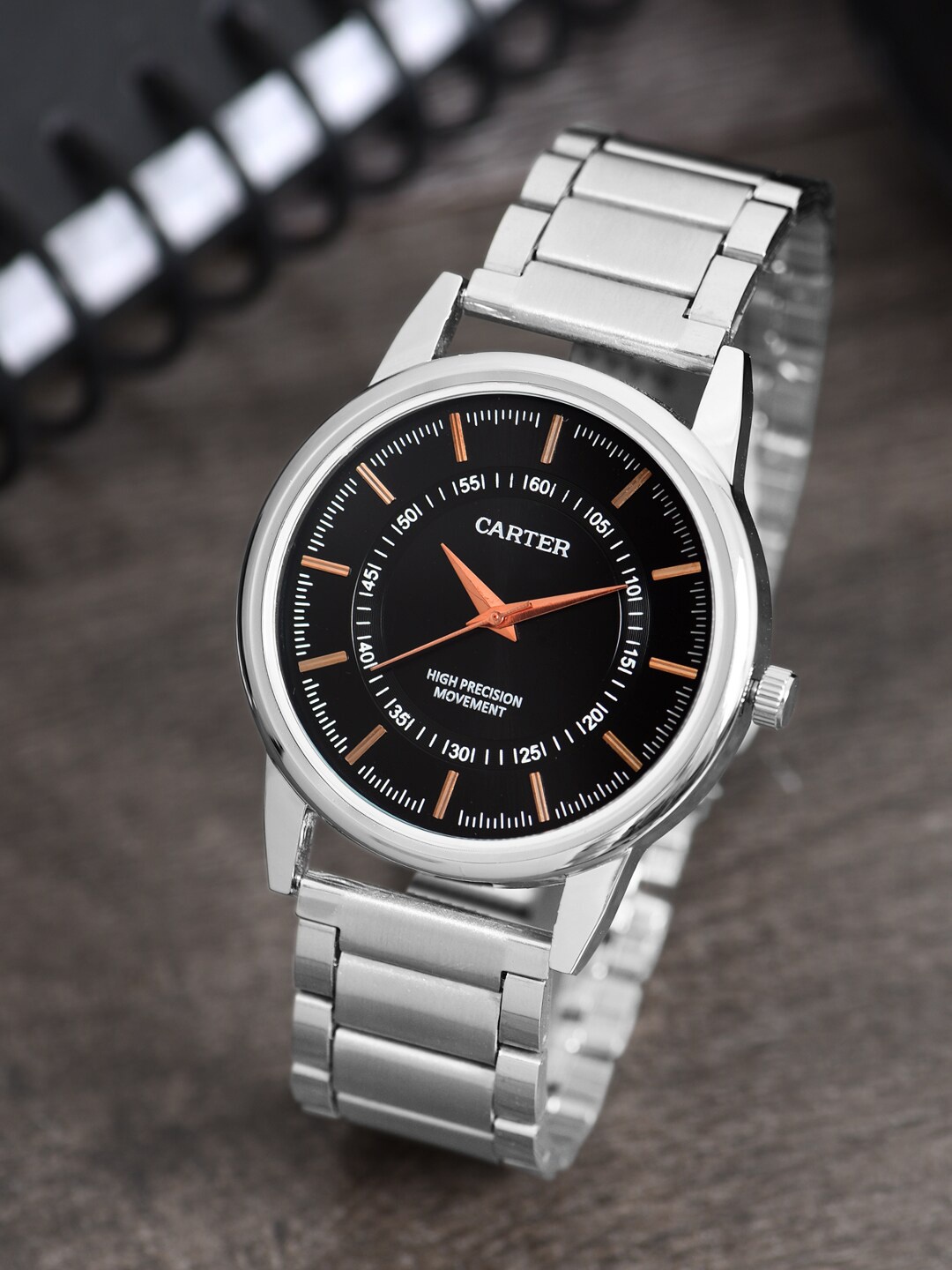 

Sandy D Carter Men Bracelet Style Straps Analogue Watch Sandy D, Black