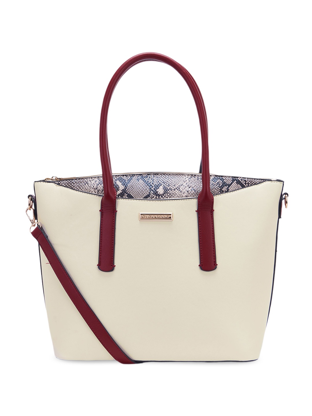 

GIORDANO Structured Handheld Bag, Off white