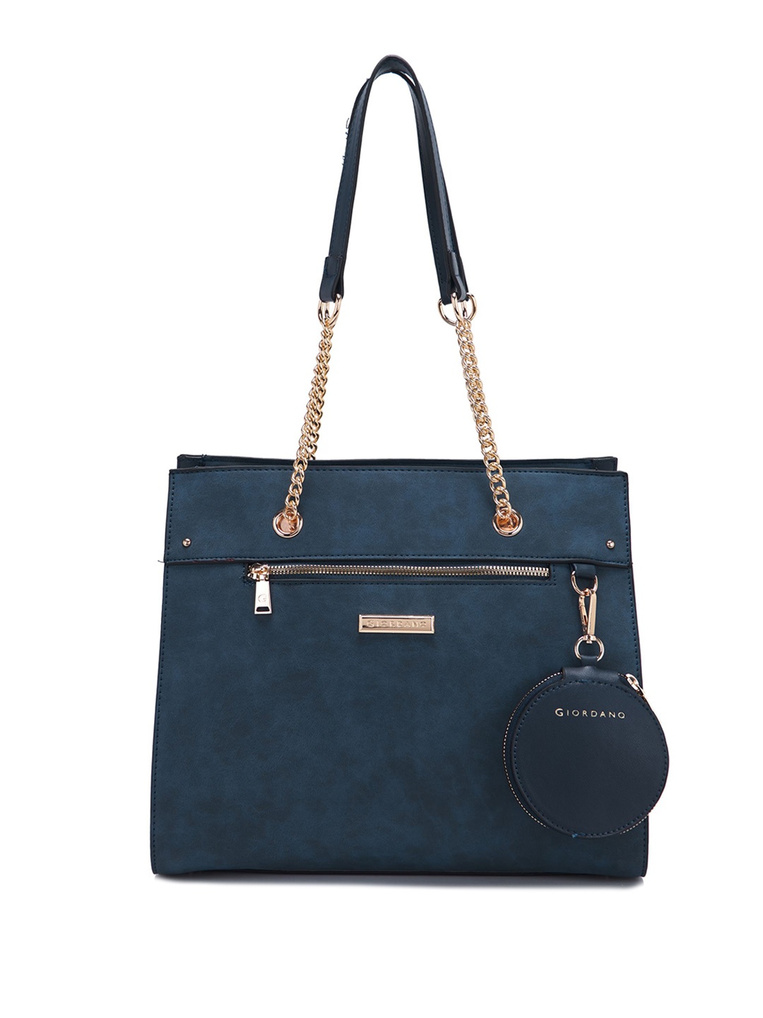 

GIORDANO Structured Shoulder Bag, Blue