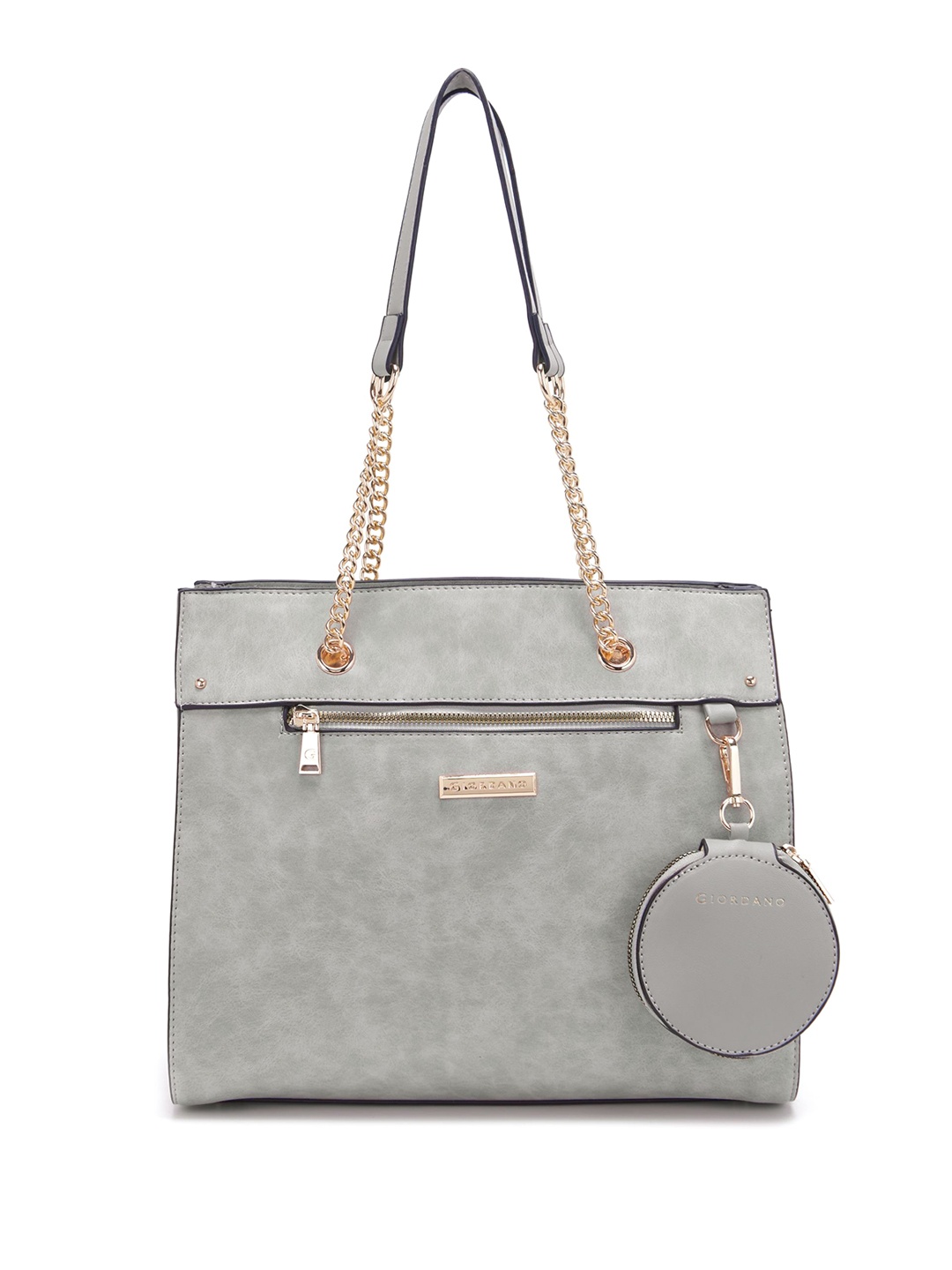 

GIORDANO Structured Handheld Bag, Grey