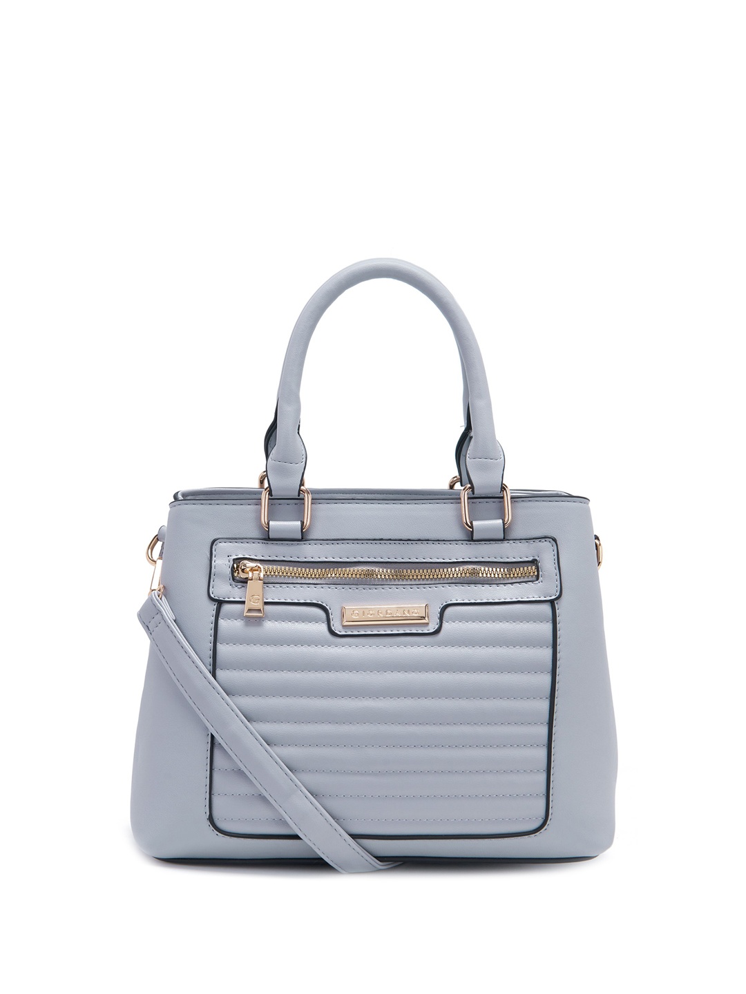 

GIORDANO PU Structured Handheld Bag with Quilted, Grey