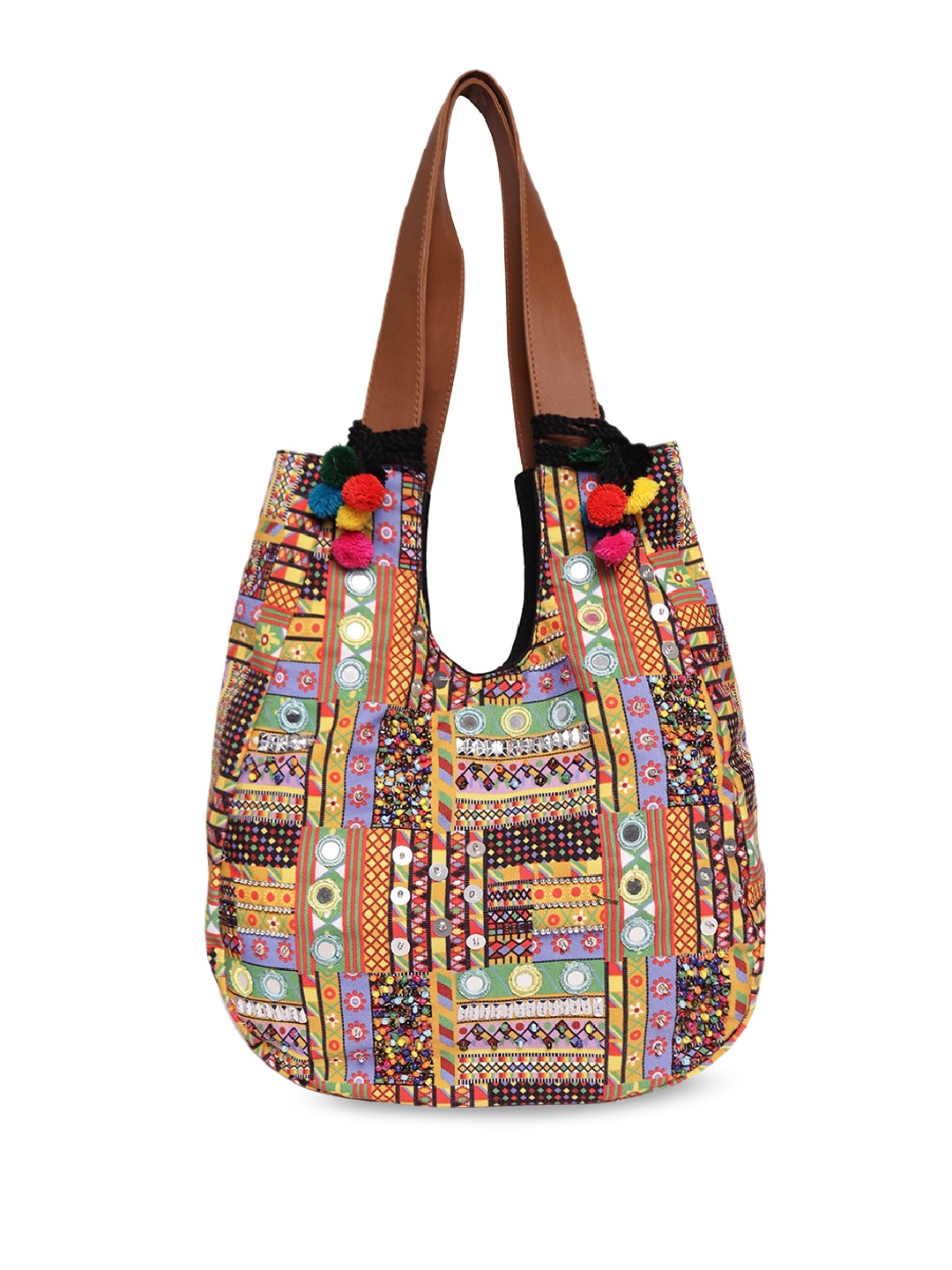 

ASTRID Oversized Bucket Hobo Bag, Multi