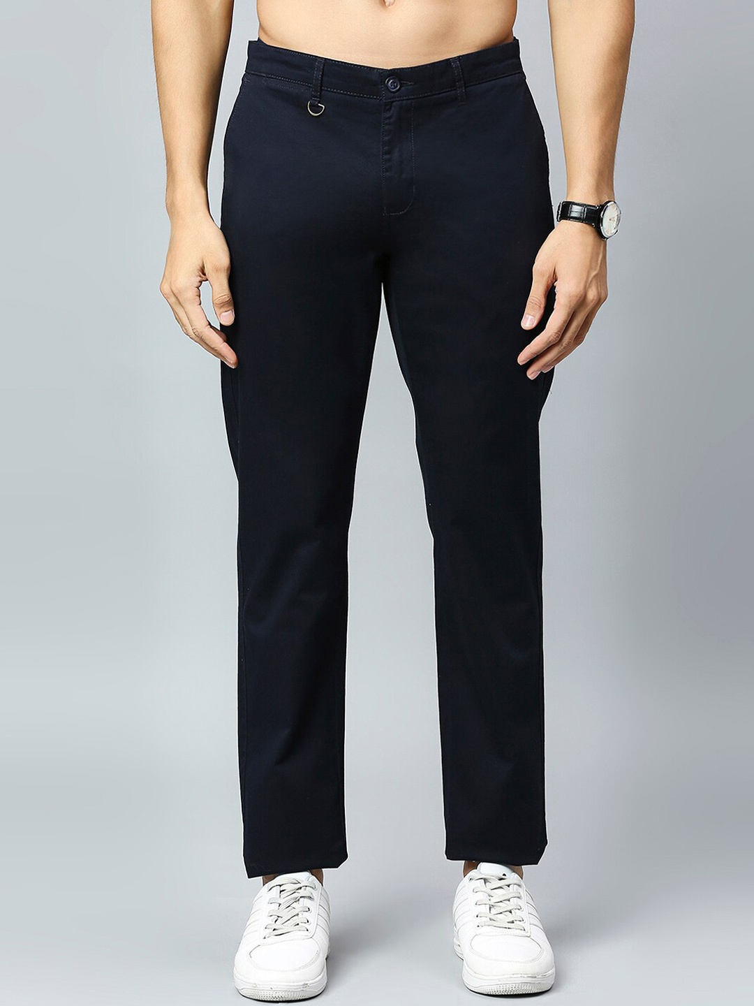 

Provogue Men Smart Slim Fit Chinos, Navy blue