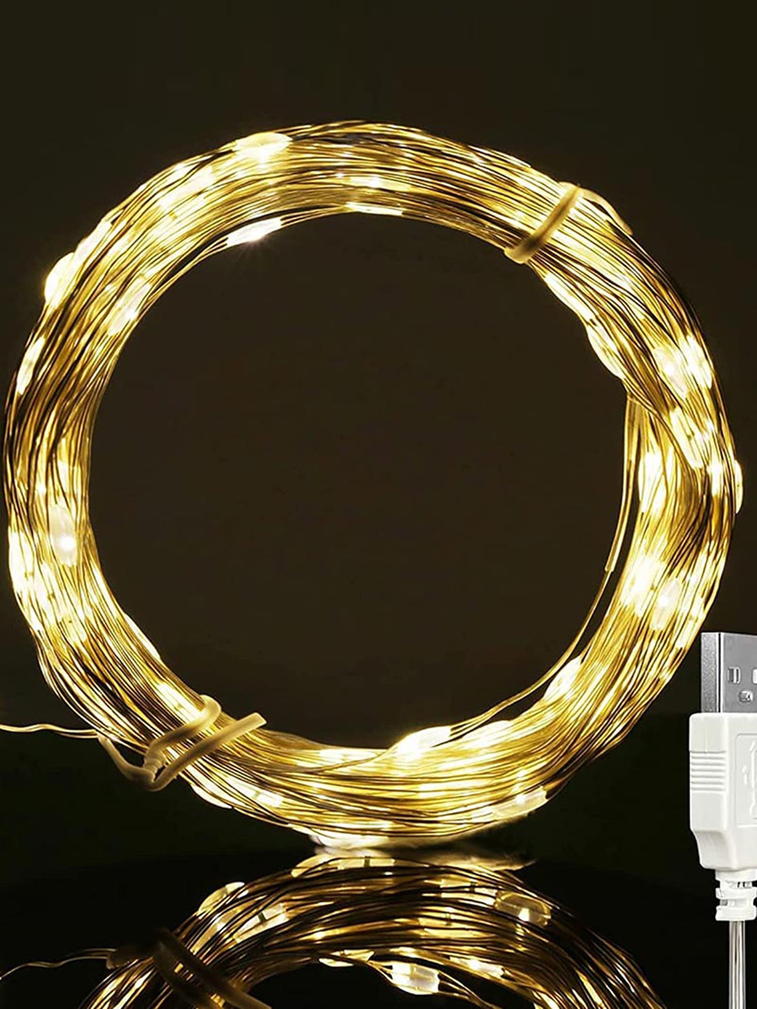 

Homesake Yellow 50-LED Waterproof String Lights