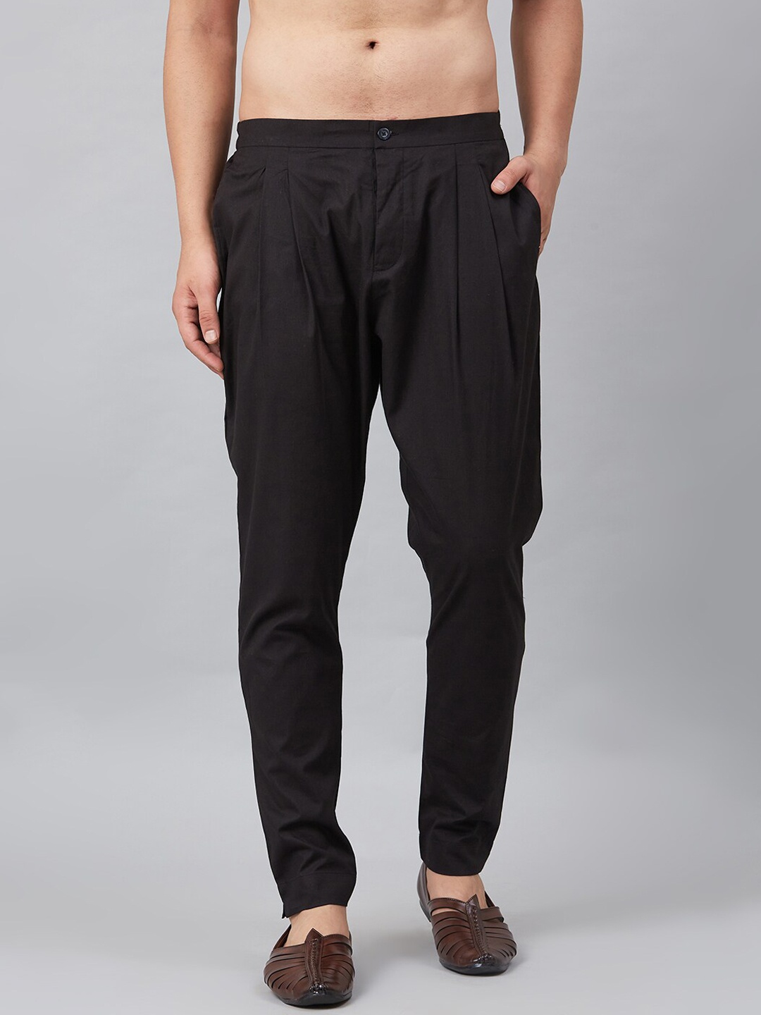 

See Designs Mid-Rise Pure Cotton Pyjama, Black