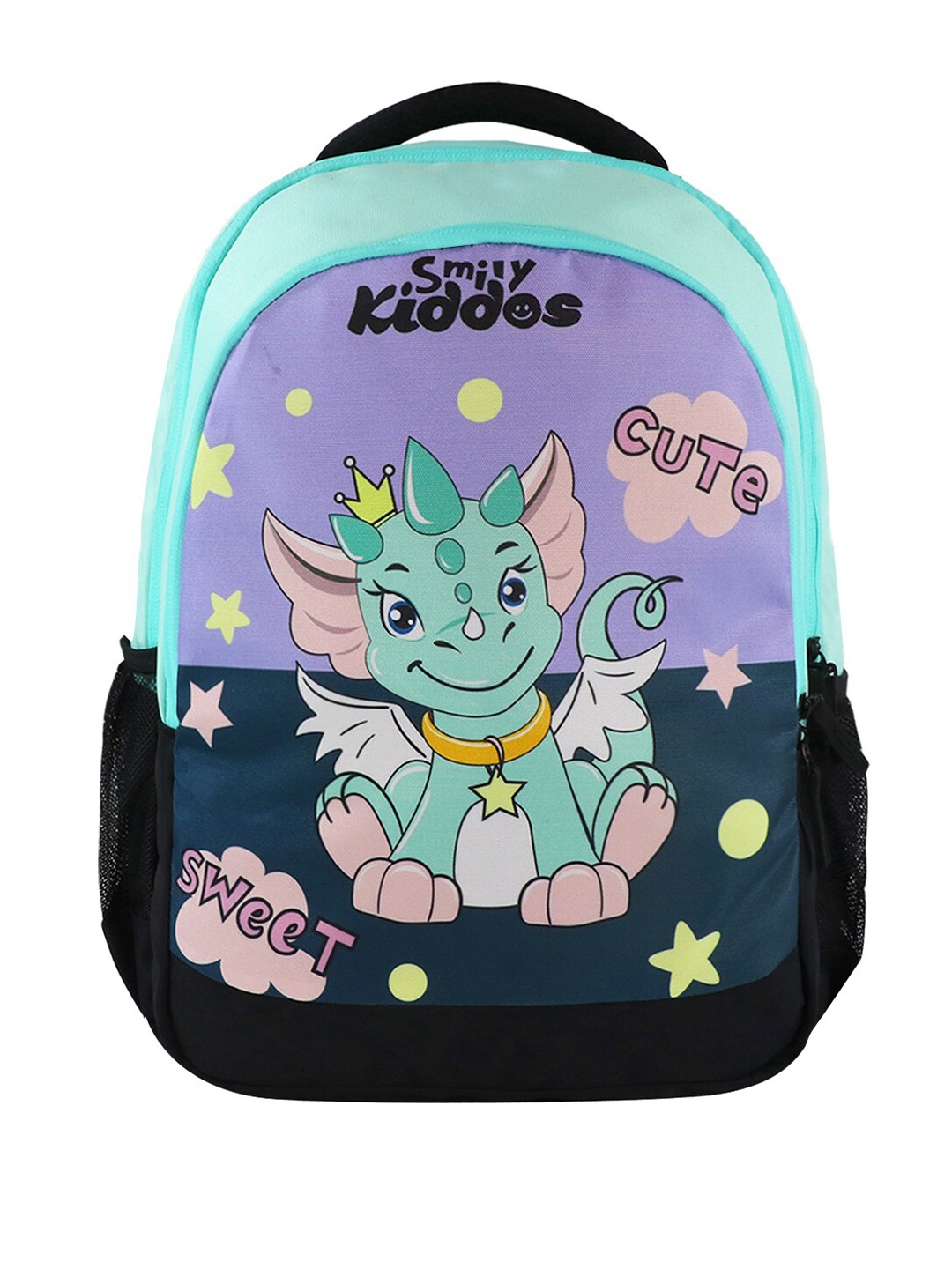 

Smily Kiddos Kids Graphic Printed Padded Backpack, Green