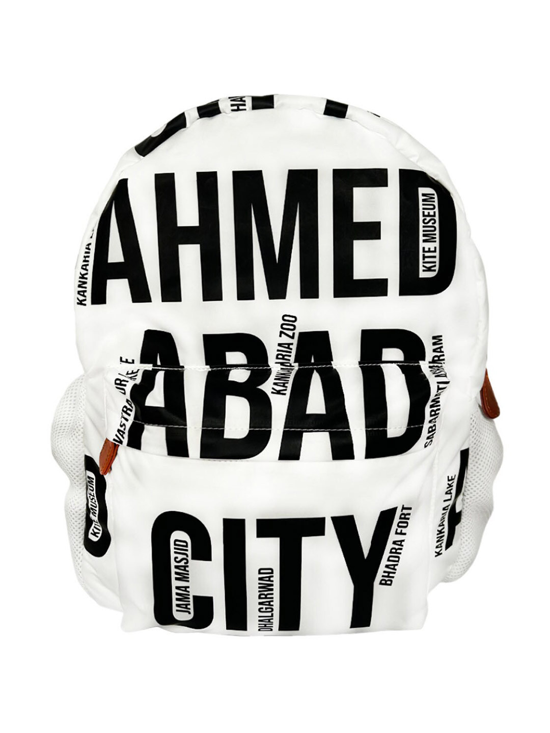 

STRUTT Unisex Typography Printed Non-Padded Backpack, White