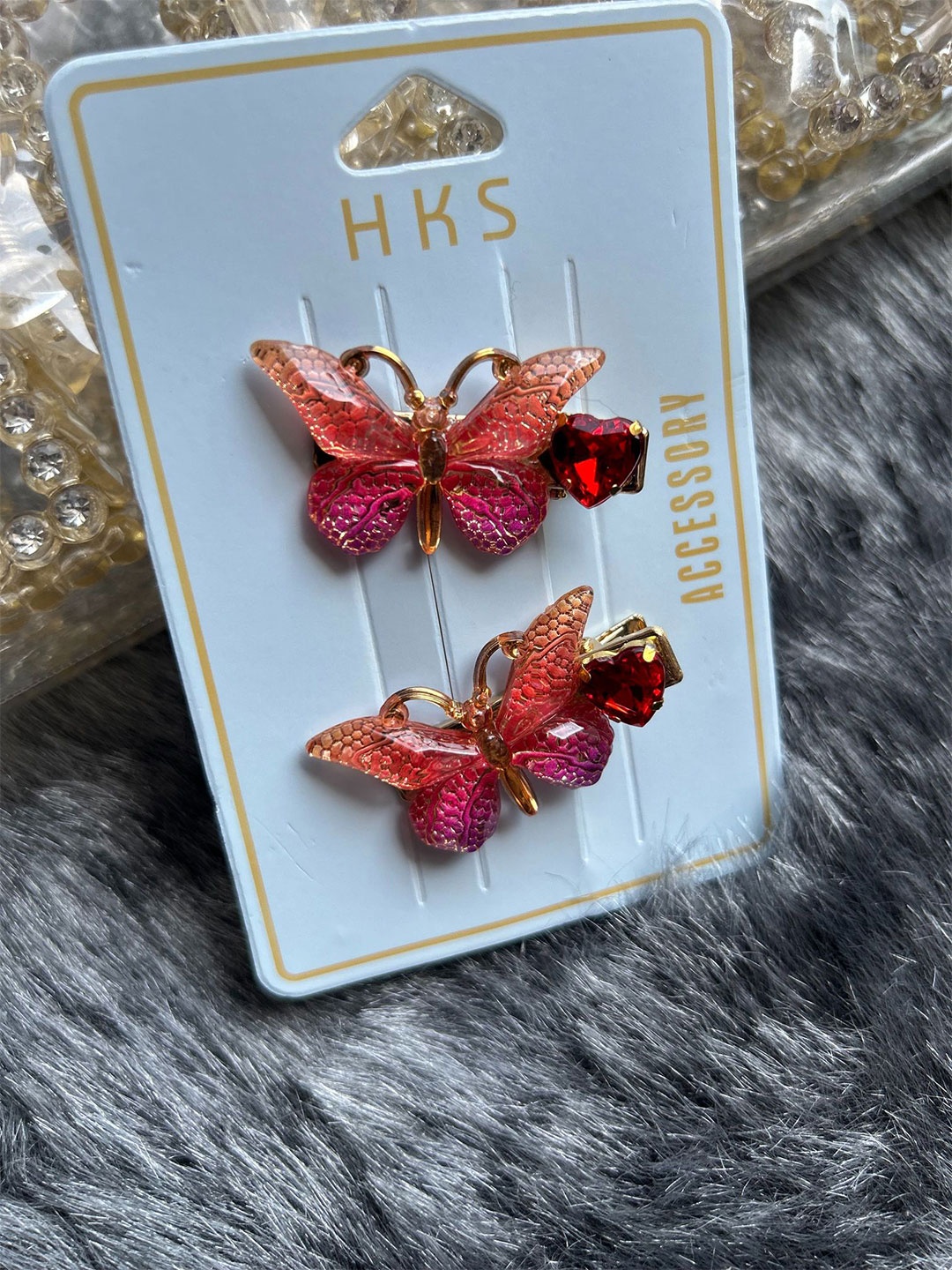 

LYTIX Girls Assorted Set of 2 Embellished Alligator Hair Clip