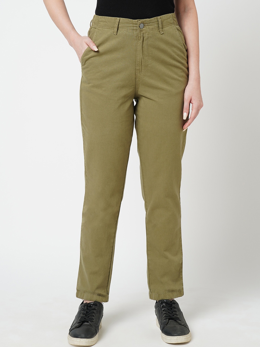 

Kraus Jeans Regular Fit Comfort Mid-Rise Jeans, Olive