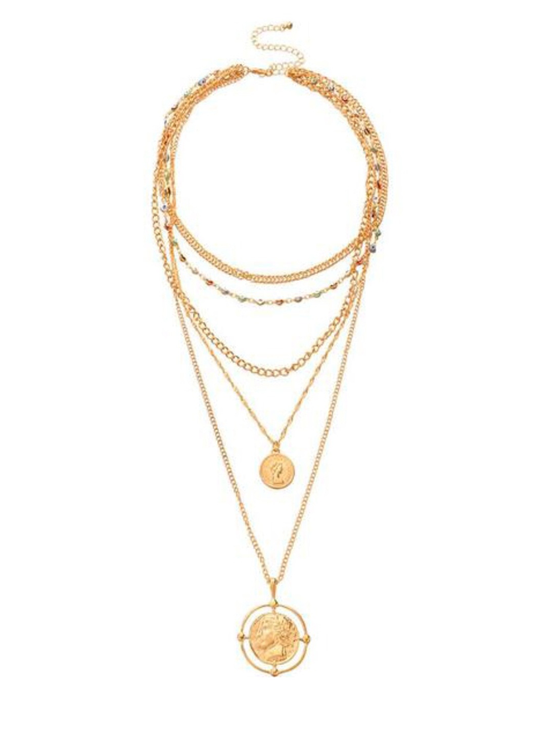 

OOMPH Gold-Toned Layered Statement Necklace