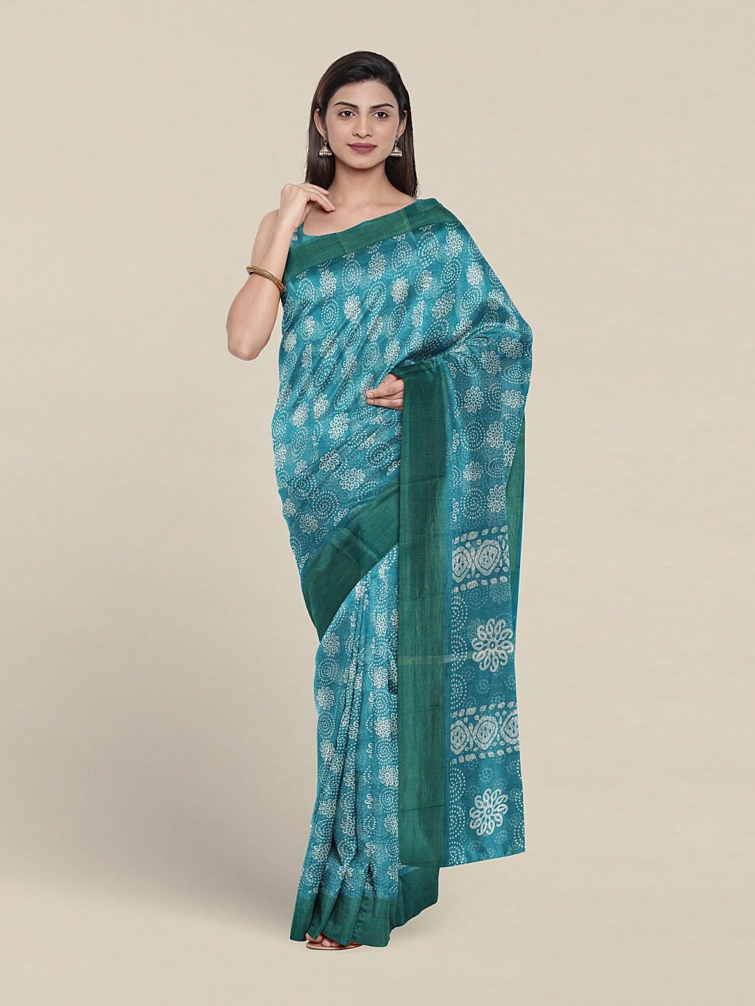 

Pothys Ethnic Motifs Saree, Blue