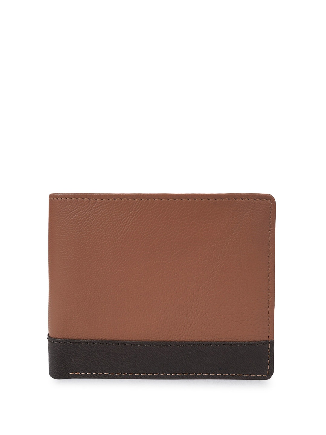 

CIMONI Men Leather Slim Two Fold Wallet, Tan