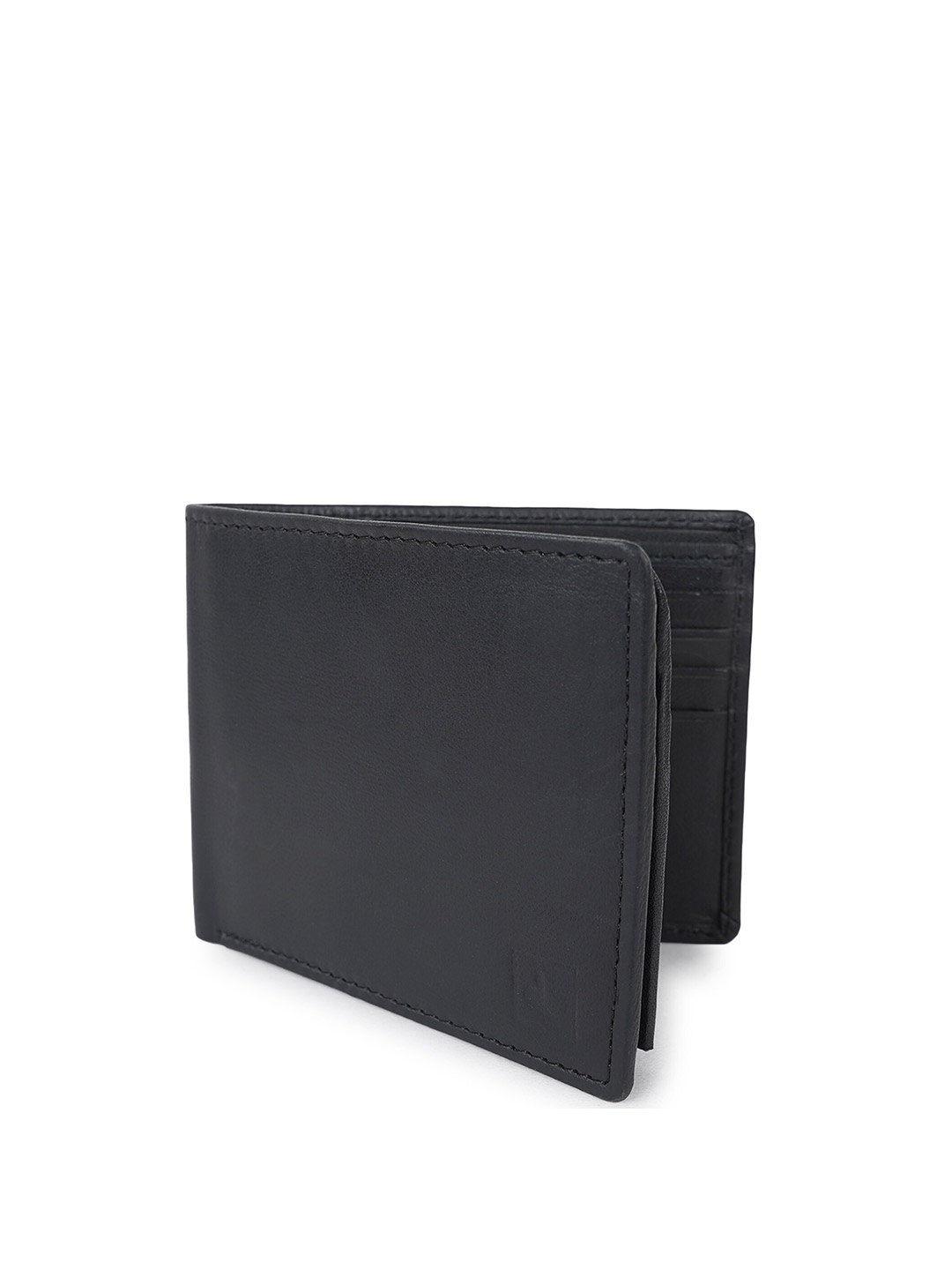 

CIMONI Leather Two Fold Wallet, Black