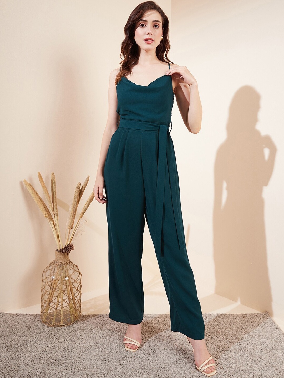 

MAGRE Sleeveless Basic Jumpsuit, Green