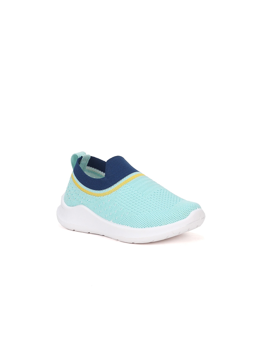 

Lil Lollipop Kids Textured Lightweight Breathable Slip On Sneakers, Green