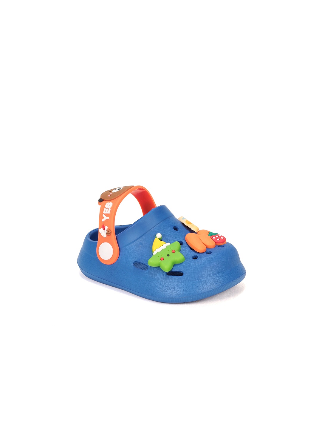 

Lil Lollipop Infants Cartoon Applique Anti-Slip Clogs, Navy blue