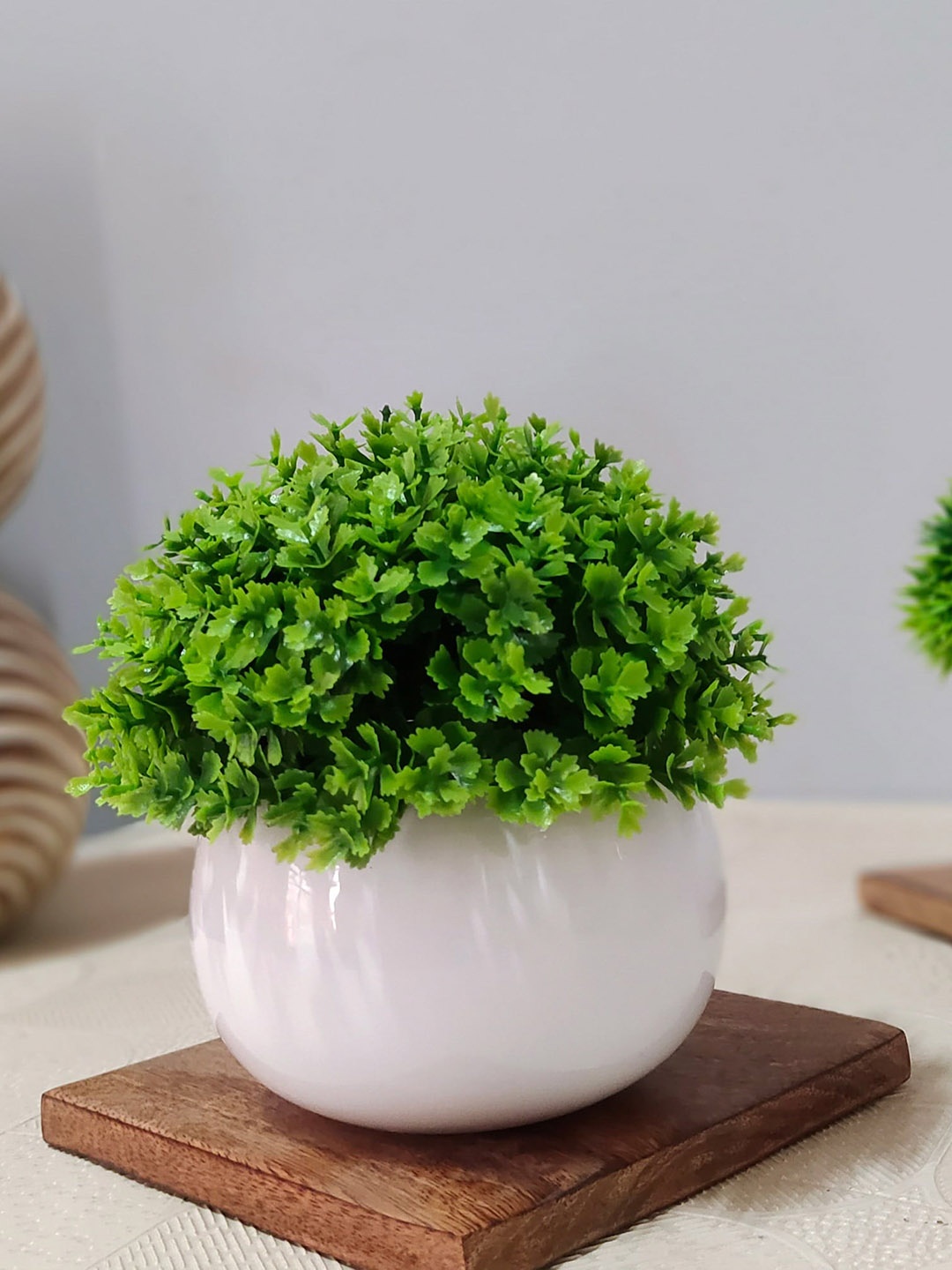 

Homesake Green 2 Pieces Artificial Faux Small Greenery