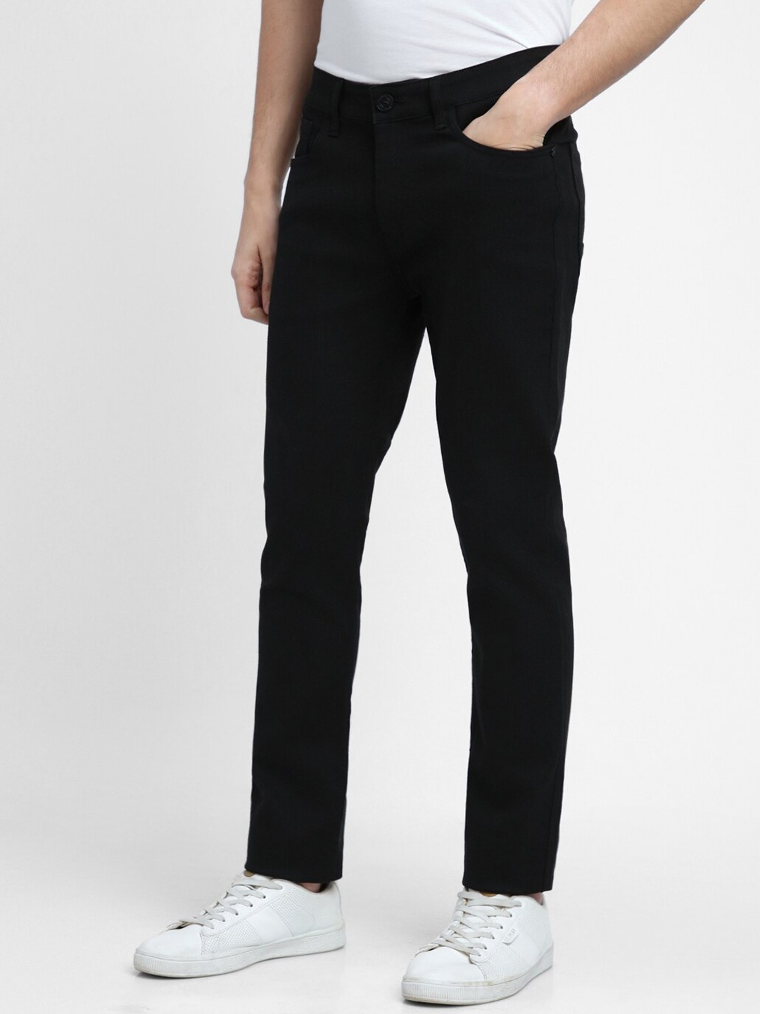 

Dennis Lingo Mid Rise Slim Fit Stretchable Jeans, Black