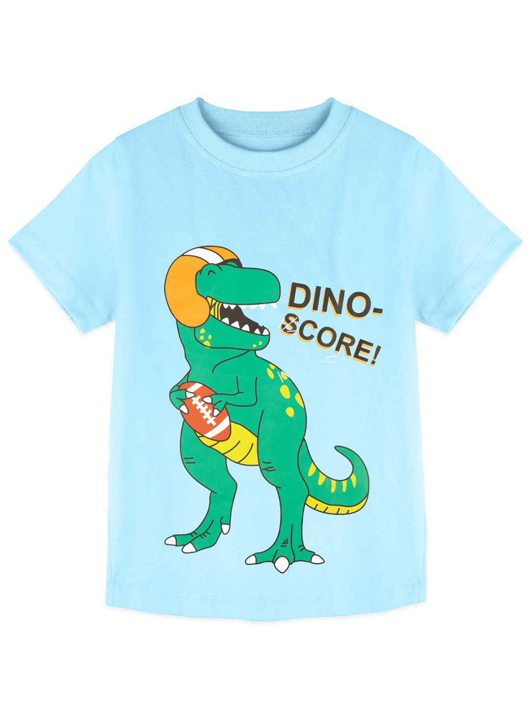 

ZIP ZAP ZOOP Boys Graphic Printed Round Neck Cotton Regular T-shirt, Blue